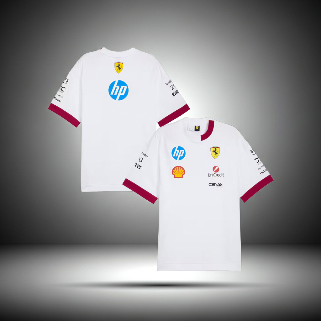 Scuderia Ferrari Drivers T-Shirt 2025 - Miami Special Edition