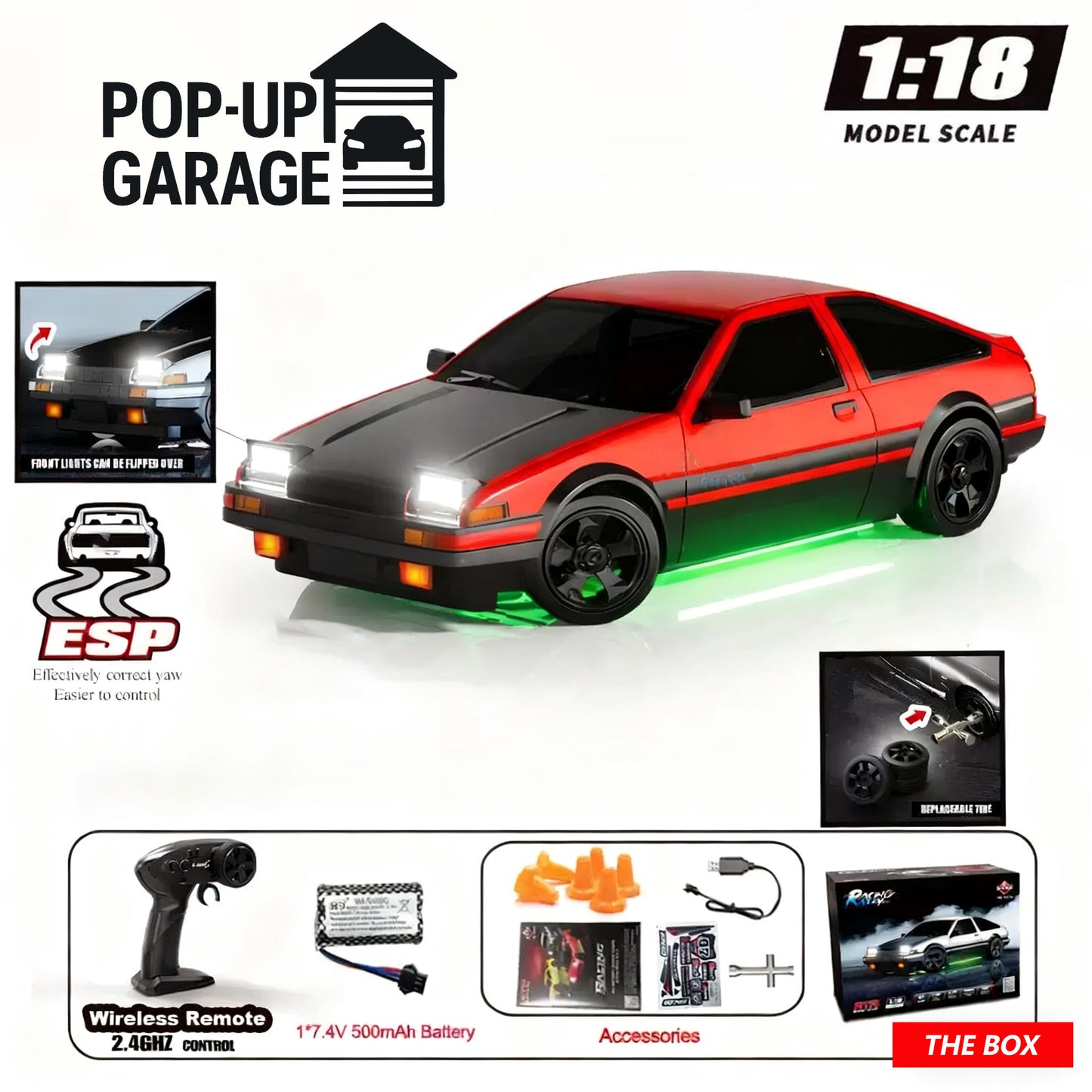 Toyota AE86 | ABS Model | 1:18