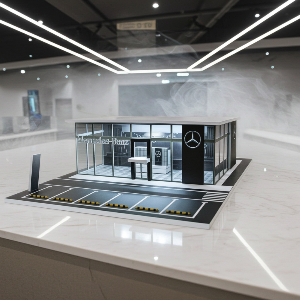 Salle d'exposition Mercedes-Benz