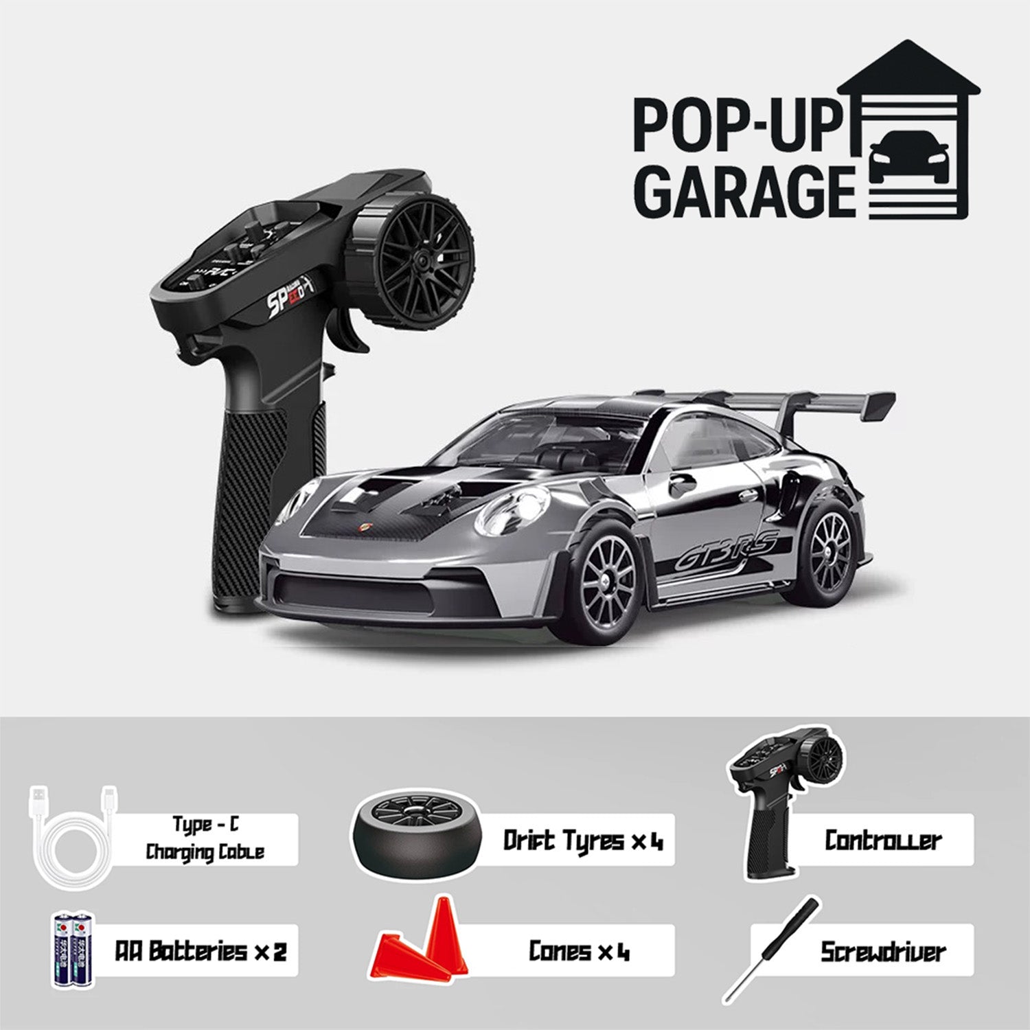 Porsche 911 GT3 RS | RC Turbo Drifters | Pop-Up Garage – Pop-Up