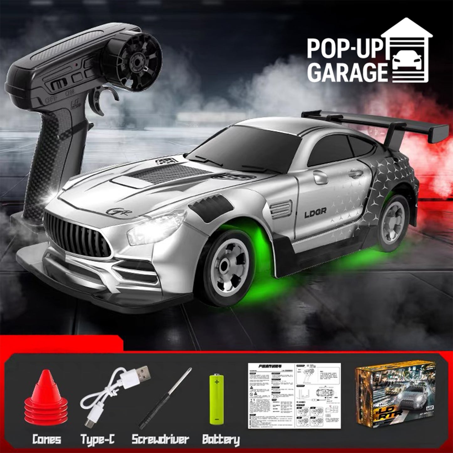 Mercedes Benz AMG GTR | ABS-model | 1:64