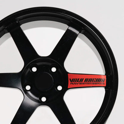 Rays | TE37 | Black (Red)