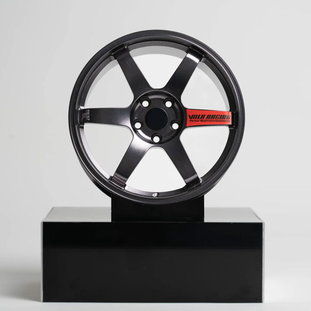 Rays | TE37 | Gunmetal Grey (Red)