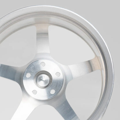 Rays | TE37 | Silver (Red)