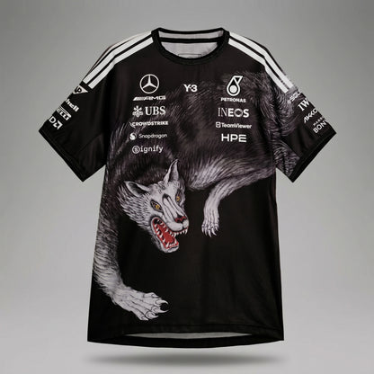 Mercedes AMG Petronas Drivers T-shirt 2025 [Zwart]