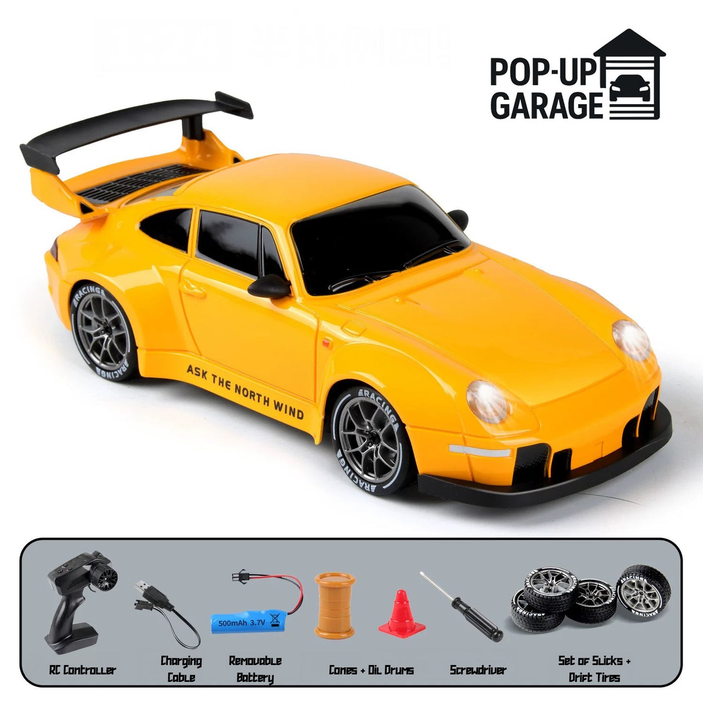 Porsche 911 Turbo RWB | ABS Model | 1:24