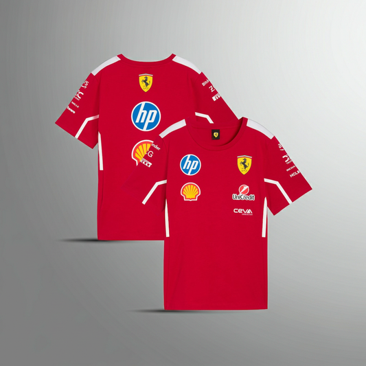T-shirt des pilotes Scuderia Ferrari 2025 - Édition spéciale Monza