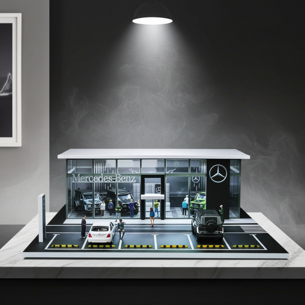 Salle d'exposition Mercedes-Benz