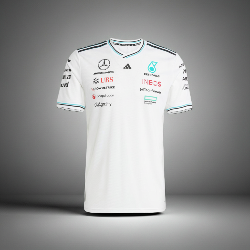 Mercedes AMG Petronas Drivers T-shirt 2025 [Wit]