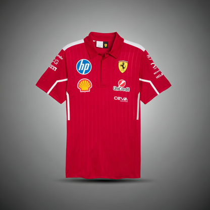 T-shirt des pilotes Scuderia Ferrari 2025 - Édition spéciale Monza