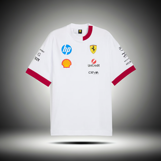 T-shirt des pilotes Scuderia Ferrari 2025 - Édition spéciale Miami