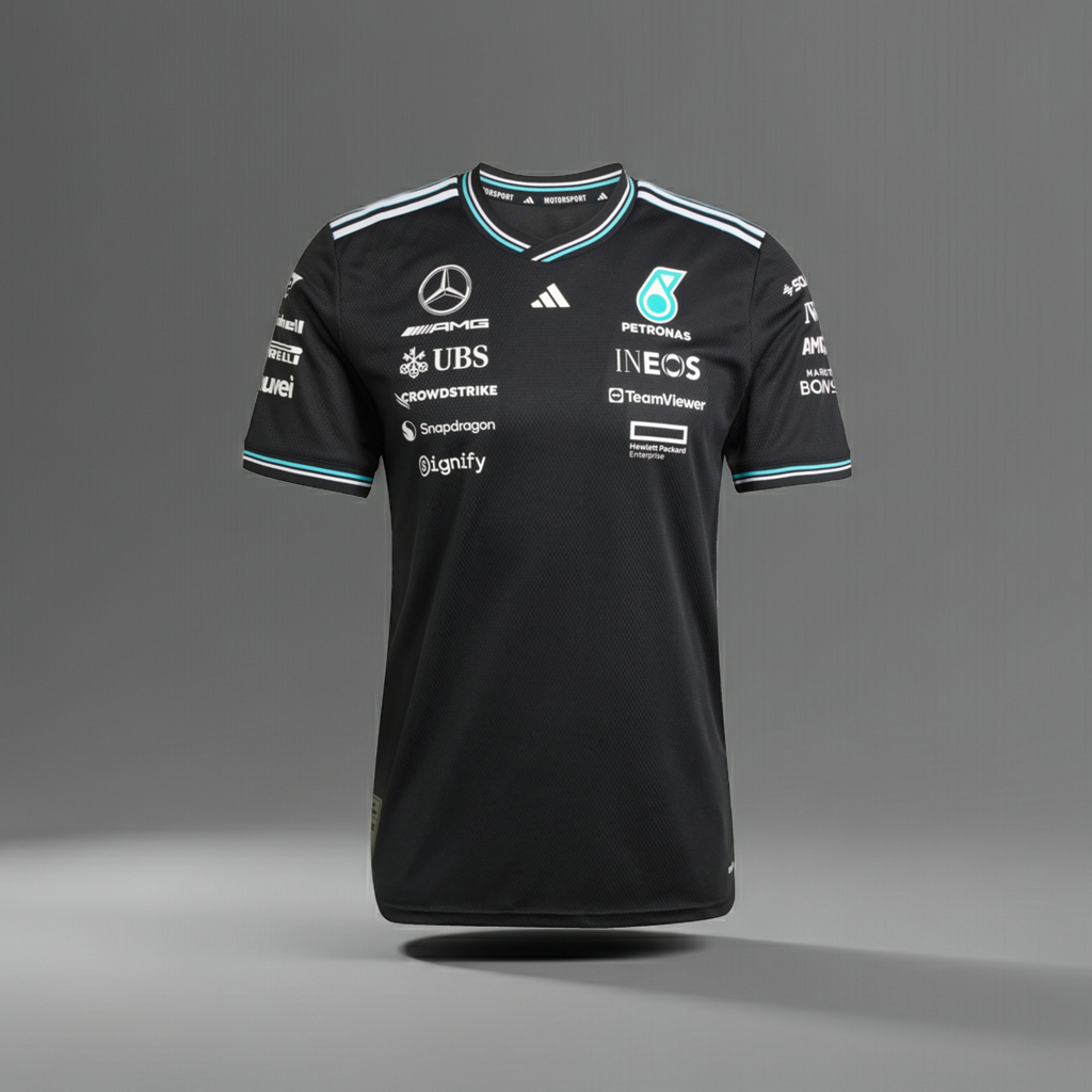Mercedes AMG Petronas Drivers T-Shirt 2025 [Black]