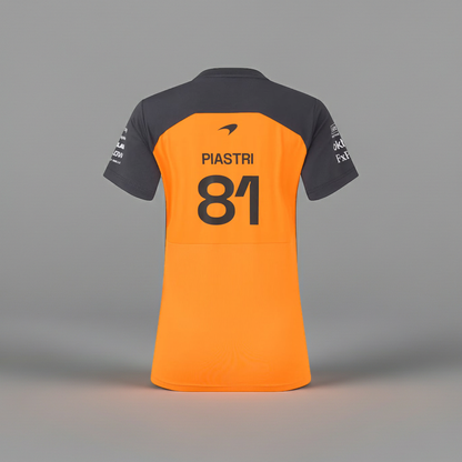 T-shirt des pilotes McLaren de Formule 1 2025 [Oscar Piastri - Papaye]