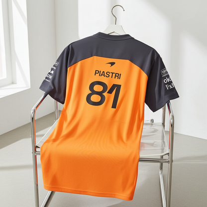 T-shirt des pilotes McLaren de Formule 1 2025 [Oscar Piastri - Papaye]