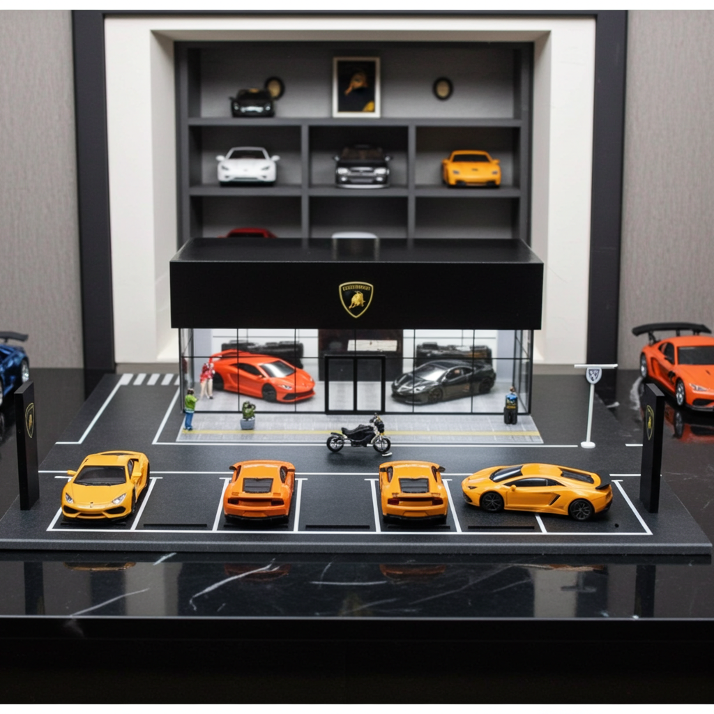 Salle d'exposition Lamborghini