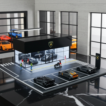 Salle d'exposition Lamborghini