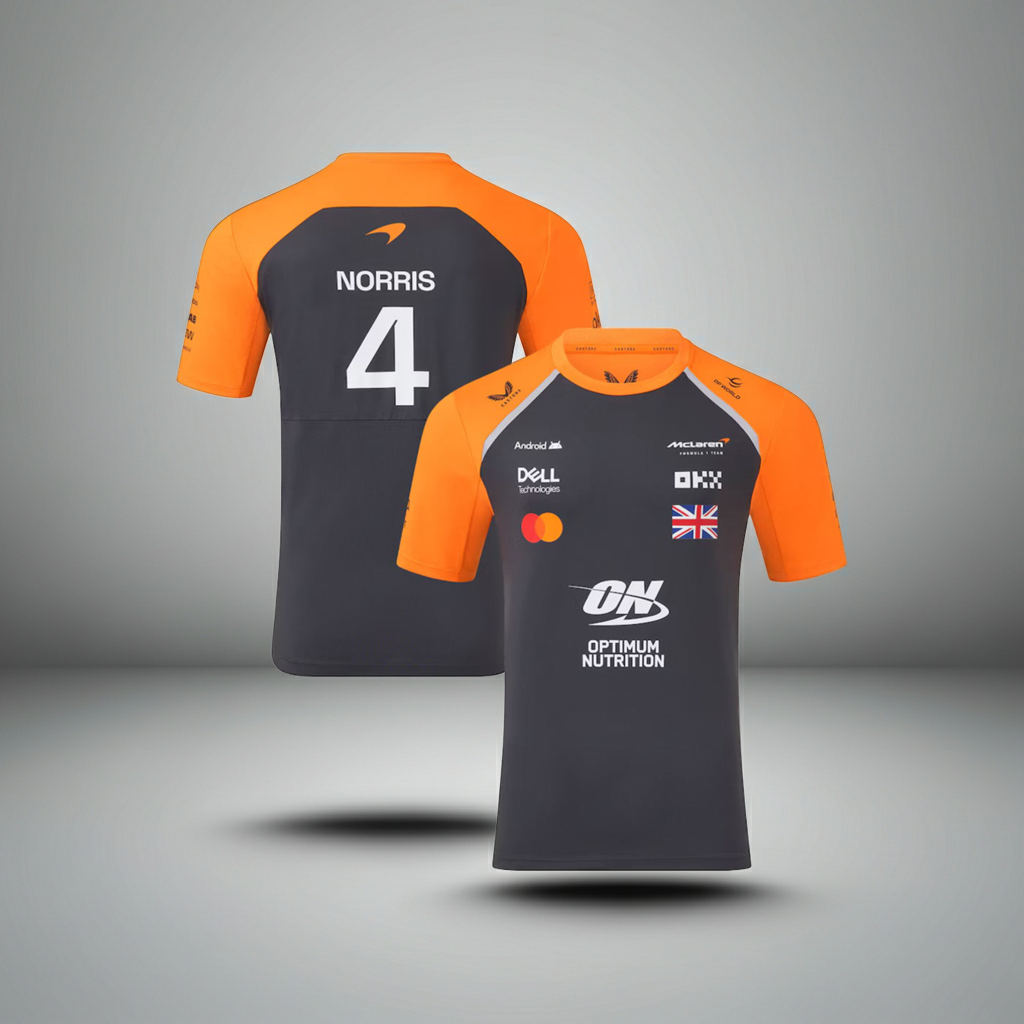T-shirt des pilotes McLaren de Formule 1 2025 [Lando Norris - Phantom]