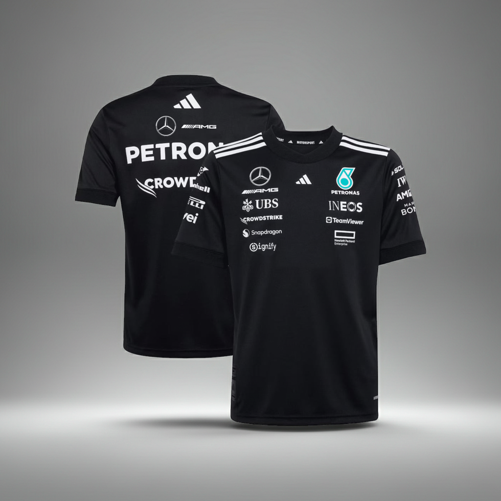 Mercedes AMG Petronas Team T-shirt 2025 [Zwart]