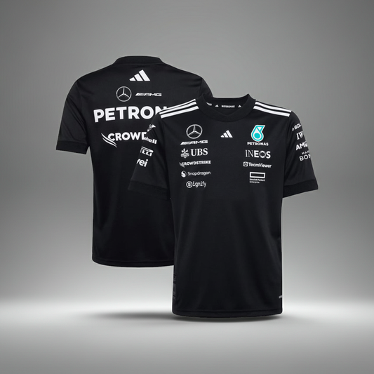 Mercedes AMG Petronas Team T-shirt 2025 [Zwart]