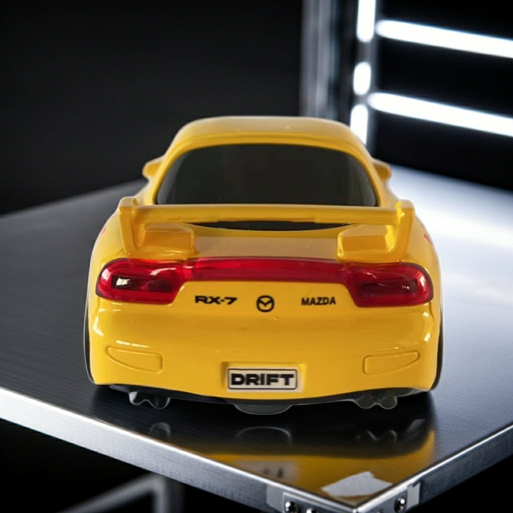 Mazda RX-7 FD3S (Initial-D) Jaune | Modèle ABS | 1:43