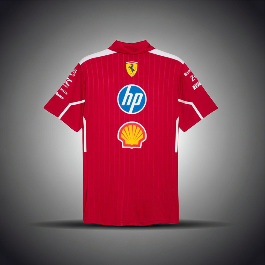 T-shirt des pilotes Scuderia Ferrari 2025 - Édition spéciale Monza
